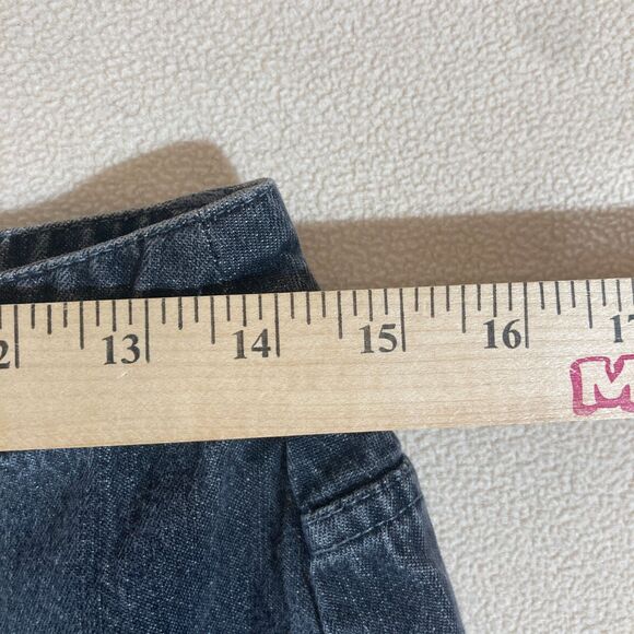 Jeanology Skirt Sz 8 Black Denim Maxi Trumpet Vintage Y2K Grunge Whimsigoth Boho - Picture 2 of 11